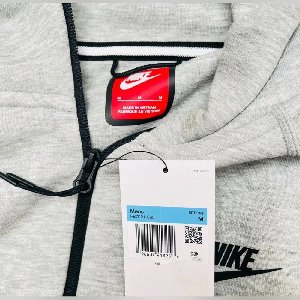 Nike Men's Sportswear Tech Fleece Windrunner Men's Full-Zip Hoodie FB7921-063